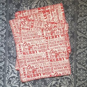 4 Christmas placemats